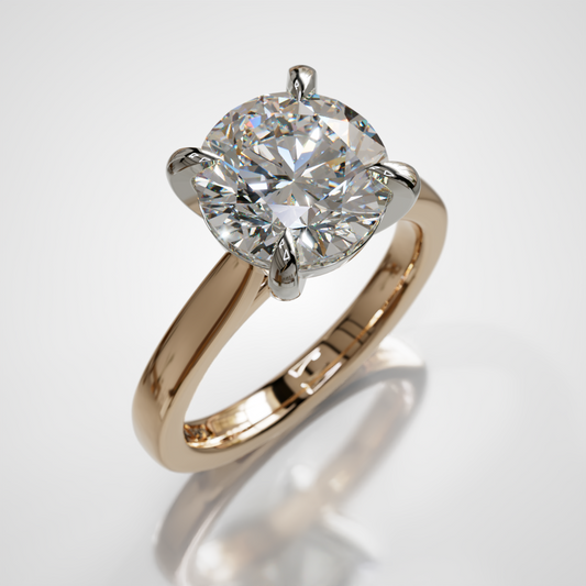 Classic Solitaire with 3 Carat Lab Grown Diamond