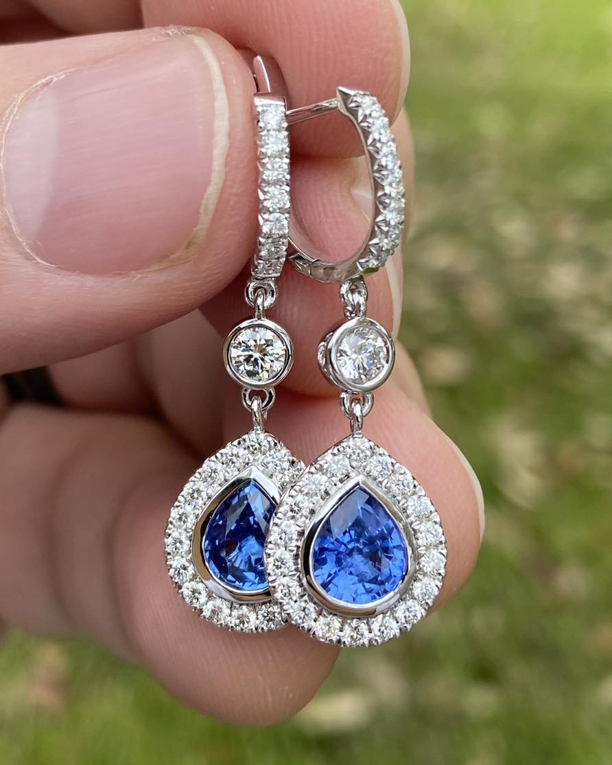 sapphire earrings