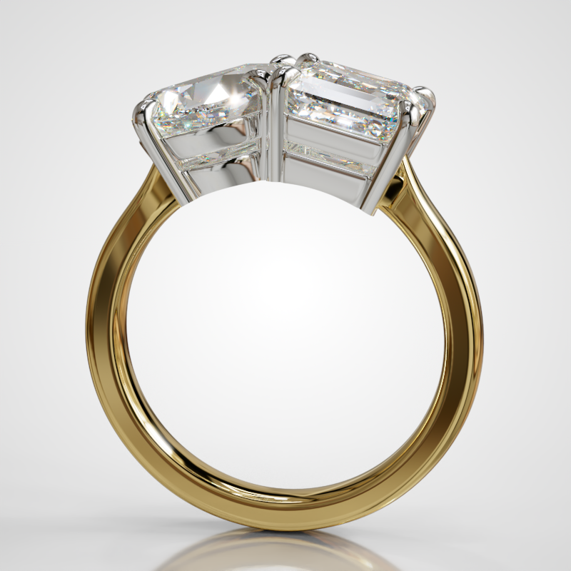 4ct Toi et Moi Ring
