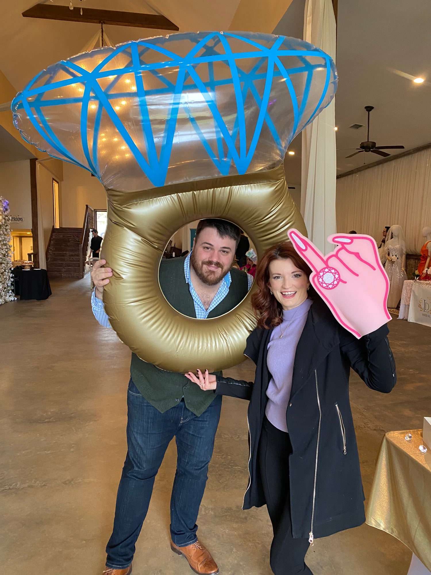 Jake and Cami Fox at a bridal event